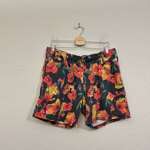 CRISTINA MARTINEZ for Nordstrom All-Over Print Shorts Colorful Pull-On